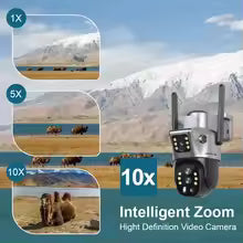 Caméra solaire sans fil 4G